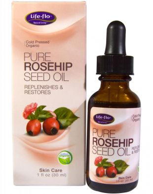 Life-flo Pure Rosehip Seed Oil Replenishes & Restores