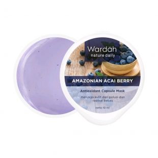 Wardah Nature Daily Amazonian Acai Berry Antioxidant Capsule Mask 