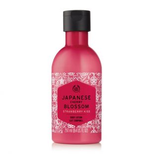 The Body Shop Strawberry Kiss Japanese Cherry Blossom Body Lotion 