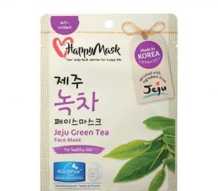 HappyMask Jeju green tea mask Face mask green tea