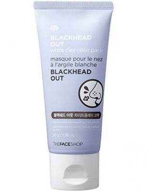 The Face Shop Blackhead Out White Clay Nose Pack 