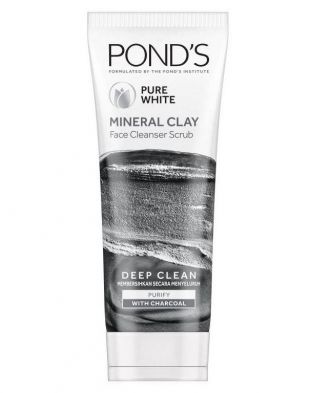 Pond's Pure White Mineral Clay Face Cleanser 