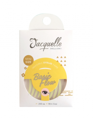 Jacquelle invisible eyelid tape Basic Flow Mini Size Yellow