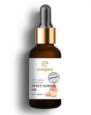 Everpure 100% Organic Cold-Pressed Sweet Almond Oil 