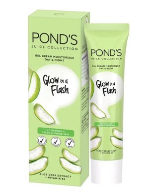Pond's Juice Collection Gel Cream Moisturizer Day & Night Aloe Vera Extract + Vitamin B3