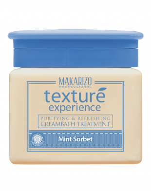 Makarizo Professional Texture Experience Creambath Mint Sorbet Purifying and Refreshing