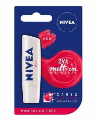 NIVEA 24H Melt-In Moisture Care & Color Red