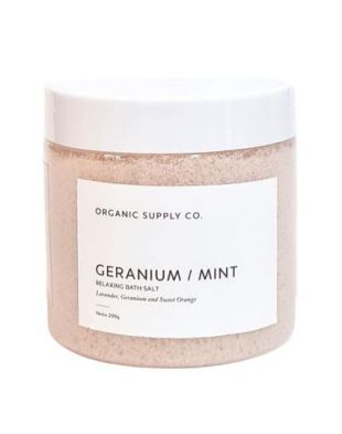 Organic Supply Co. Geranium Peppermint Bath Salt 