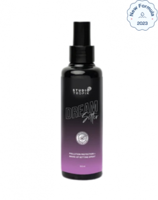 Studio Tropik DreamSetter: Make-up Setting Spray with Pollution Protection Reformulation in February 2023