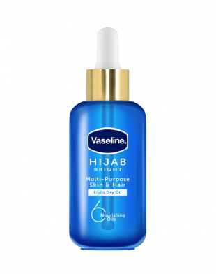 Vaseline Hijab Bright Multi-Purpose Skin and Hair Light Dry Oil