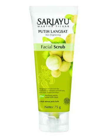 sariayu putih langsat scrub product sariayu putih langsat scrub product