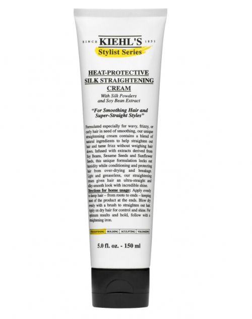 kiehl's heat protective silk straightening cream