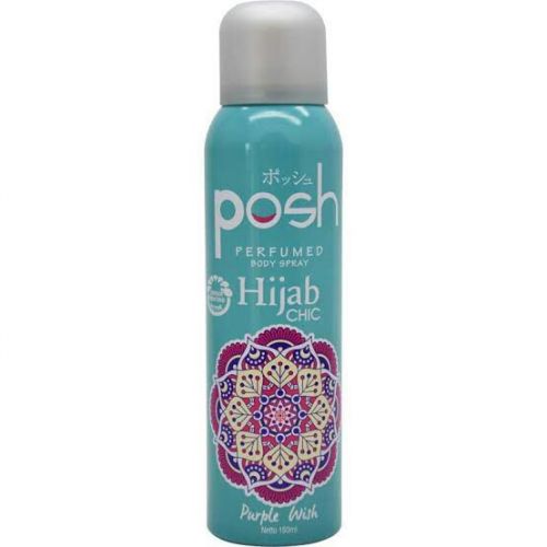 Posh Perfumed Body Spray Hijab Chic Purple Wish Review Female Daily
