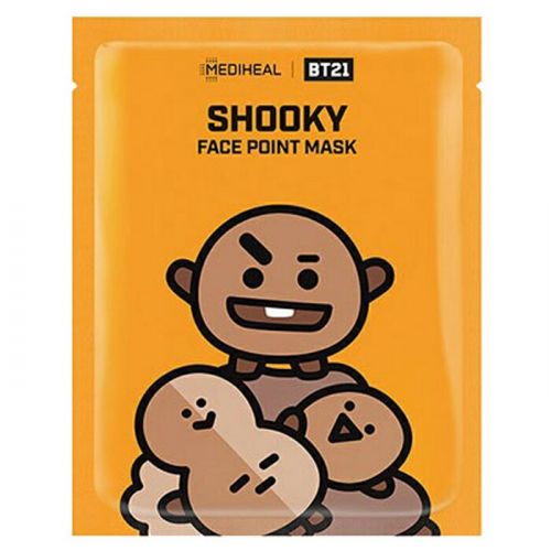 Download Mediheal Mediheal X Bt21 Face Point Mask Shooky Review Female Daily PSD Mockup Templates