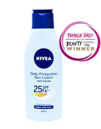 nivea daily protection sun lotion spf 25 100ml