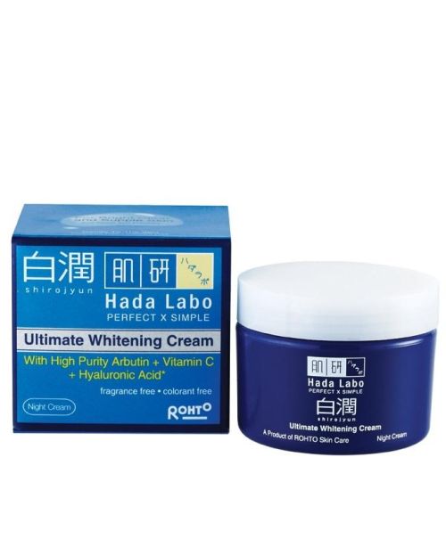Hada Labo Shirojyun Ultimate Whitening Cream Review Female Daily