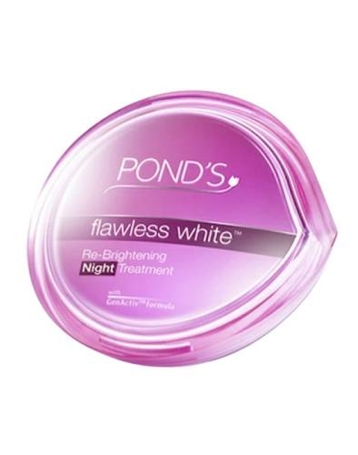 Ponds flawless white night cream untuk kulit berjerawat