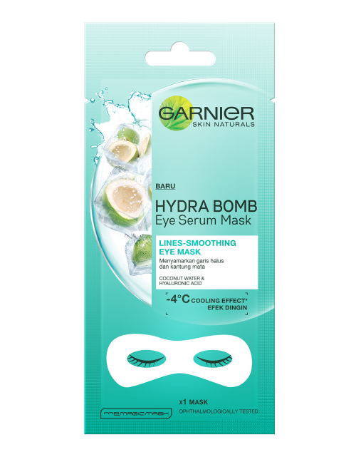Garnier Hydra Bomb Eye Serum Mask Lines Smoothing Eye Mask Review Female Daily
