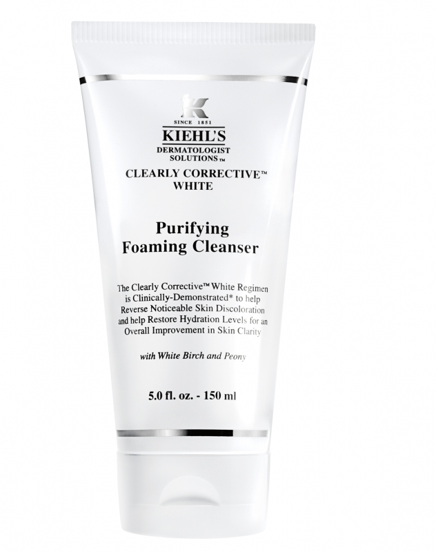 kiehl's clearly corrective white purifying foaming cleanser