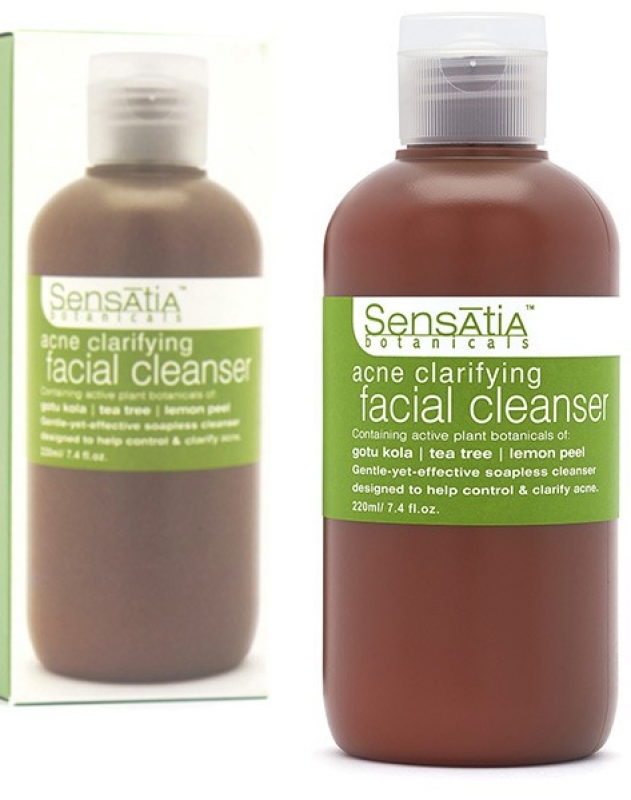 sensatia botanicals tea tree & lemon facial cleanser