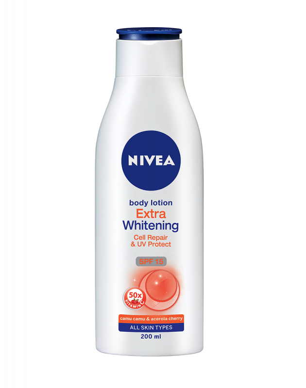 NIVEA Body Lotion Extra Whitening SPF 15 Review Female Daily