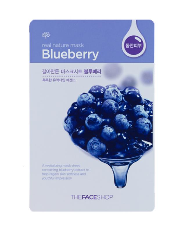 Download The Face Shop Real Nature Mask Blueberry Review Female Daily PSD Mockup Templates