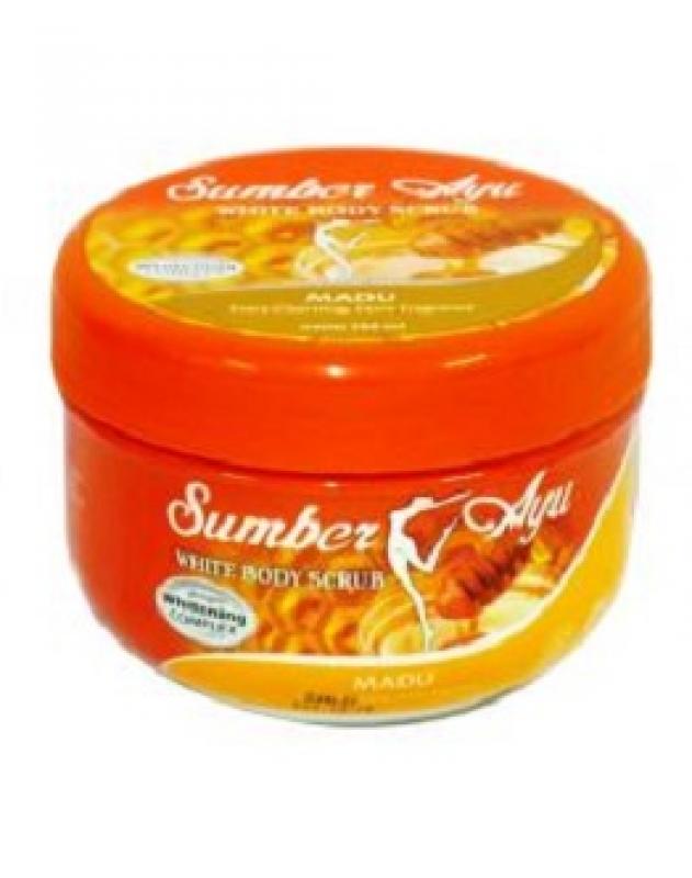 Sumber Ayu White Body Scrub dengan Whitening Complex Madu