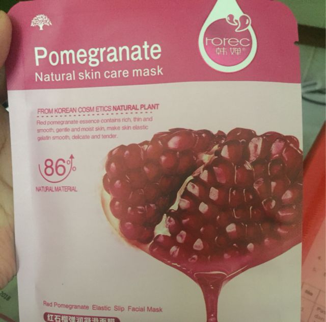 Rorec Natural 86 Skin Care Mask Pomegranate Review Female Daily