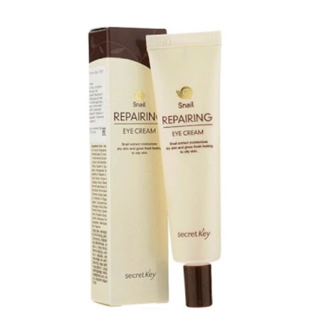 secret key snail repairing eye cream review