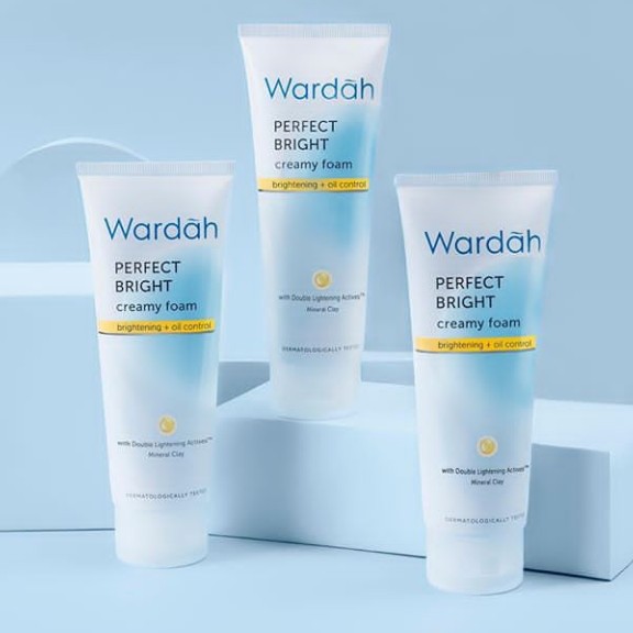 wardah brightening facial foam