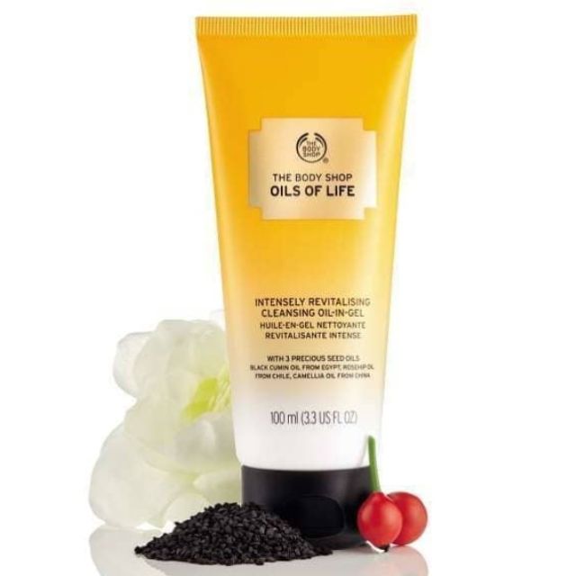 The Body Shop OILS OF LIFE™ INTENSELY REVITALISING CLEANSING OIL IN GEL