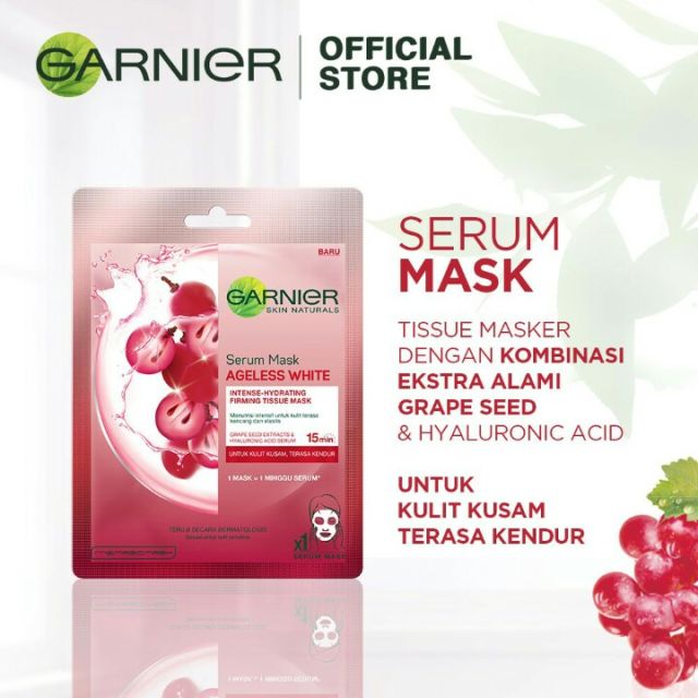 ageless white garnier