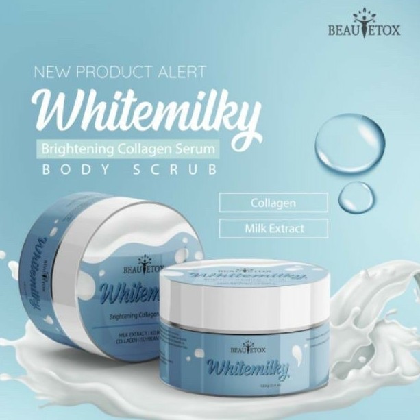 Beautetox Brightening Collagen Serum Body Scrub Whitemilky Review