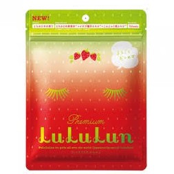 Download Lululun Precious Red Rich Moisturizing Face Mask Review Female Daily PSD Mockup Templates