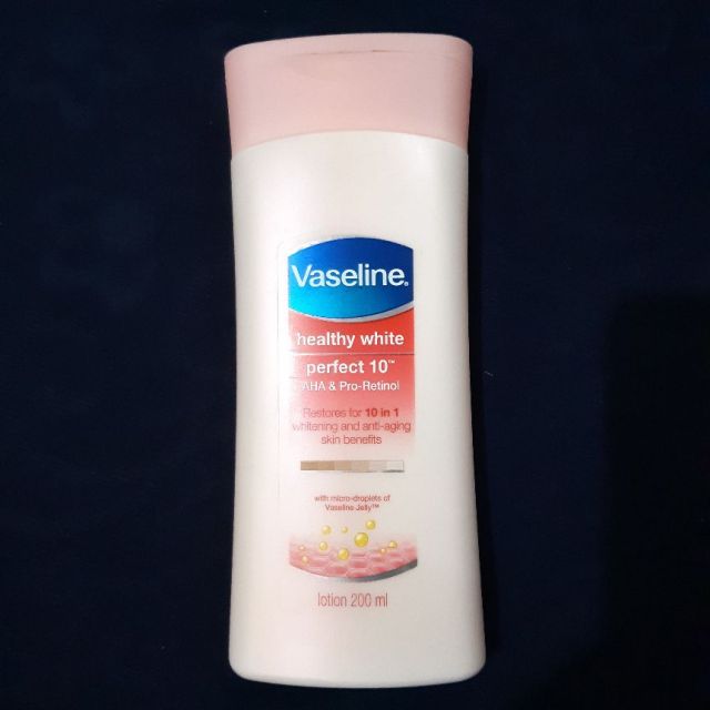 Vaseline healthy white perfect 10 AHA & ProRetinol Review Female Daily