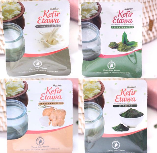 Lovely Kefir Nature Masker Kefir Original Kolostrum Bengkuang Kefir Spirulina Kefir Greentea Kefir Review Female Daily