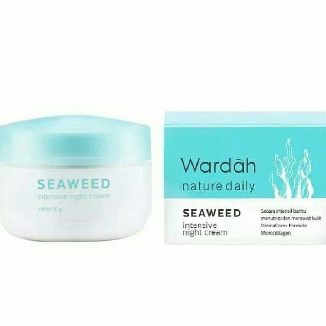 Wardah Wardah Seaweed Intensive Night Cream Review Female Daily