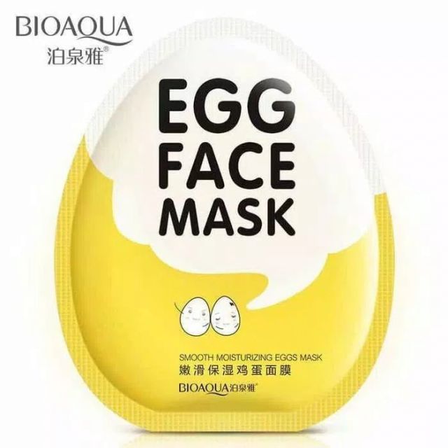 Download Bioaqua Egg Face Mask Review Female Daily Yellowimages Mockups