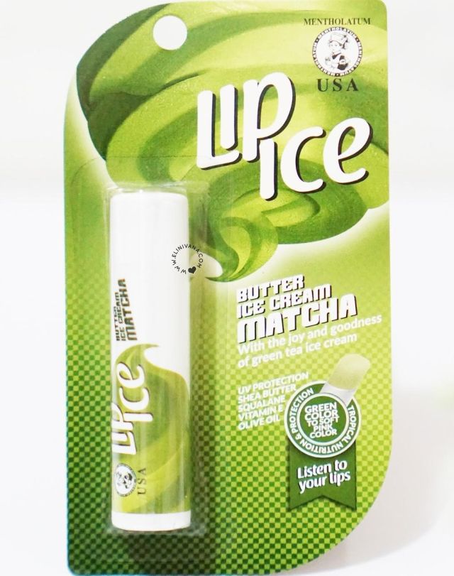 Lip Ice Butter Ice Cream Matcha Lip Balm Matcha Review Female Daily