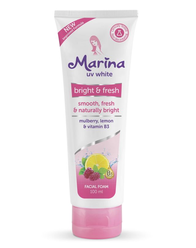marina facial foam green tea