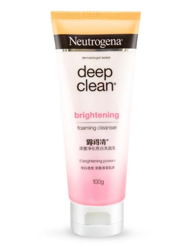 Neutrogena Deep Clean Brightening Foaming Cleanser - Review Female Daily