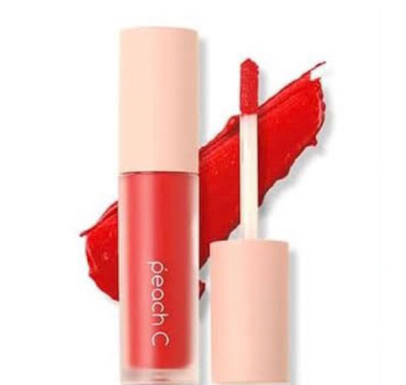 peach c lip tint review Jelly Beam #Lucky Touch hydrating Korean tint for glossy Peach C Peach C Holiday