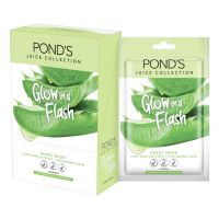 Pond's Juice Collection Glow in a Flash Sheet Mask Aloe Vera Extract + Hyaluronic Acid (Vitamin B3)