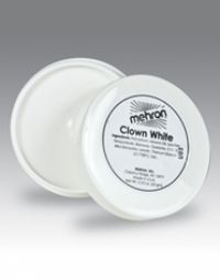 Mehron White Clown Makeup white