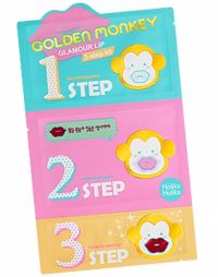 Holika Holika Golden Monkey Glamour Lip 3-Step Kit 