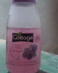Cottage gentle exfoliating shower gel 50ml violet sugar