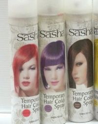 Sasha Hair colour spray red