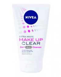 NIVEA Make Up Clear Extra White 3 in 1 Mud Cleanser