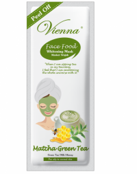 Vienna Face Food Whitening Mask Matcha Green Tea