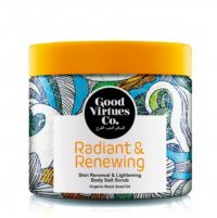Good Virtues Co. Skin Renewal & Lightening Body Salt Scrub Radiant &amp; Renewing